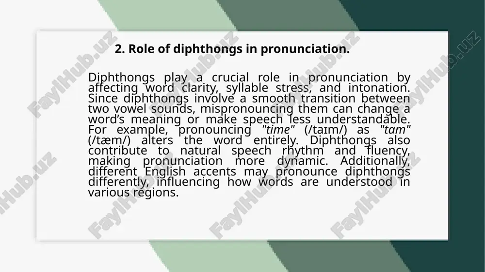 diphthongs and their significance in pronounciation.pptx - Page 3