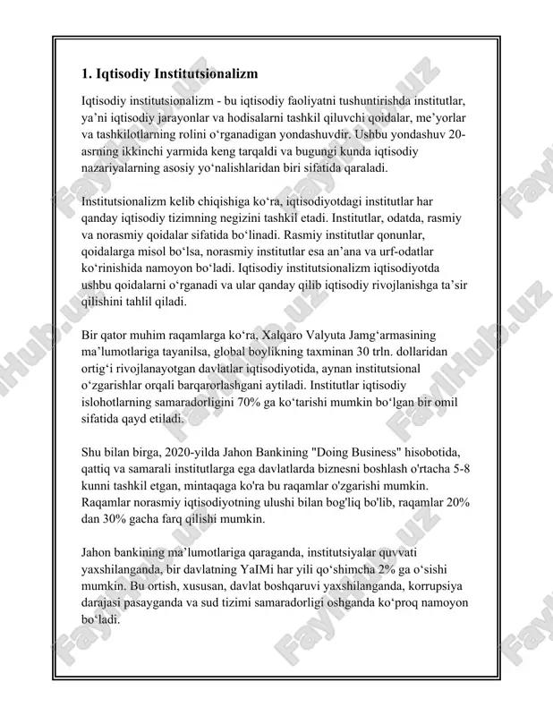 o'zgarish jarayonlarini evolyutsion biologiya nuqtai nazaridan tahlil qilishga yo'naltirilgan iqtisodiy ta'limot. ushbu yondashuvda iqtisodiy tizimlar tashqi va ichki omillar ta'sirida doimiy o'zgarishda ekanligi, ularning rivojlanishi esa istiqbolli tendensiyalar bilan aniqlanishi qayd etiladi. evolyutsion iqtisodiyot, asosan, iqtisodiy jarayonlarning dinamikasi va moslashuvchan yo'nalishi bilan shug'ullanadi. bu iqtisodiyotning og'irlik markazini asos sifatida ma'lum bir davr va joydagi bozor sharoitlari o'rniga, iqtisodiy tizimlarning uzoq muddatda qanday rivojlanayotganiga qaratadi. evolyutsion iqtisodiyot tafakkuri xix asr oxirida bo'lib, karl marks, adam smit va alfred marshall kabi iqtisodchilar tomonidan asos solingan. markaziy nuqta yangi g'oyalar, texnologiyalar va institutlarning tarmoqlanishi va moslashuvchan rivojlanishi hisoblanadi. shu sababli bu yondashuv raqamlar va statistik ma'lumotlar yordamida tahlil qilinadi. bir qarashda, evolyutsion iqtisodiyot statistikasiga murojaat qilsak, iqtisodiy o'zgarishlar va inqirozlar bo'yicha tarixiy ma'lumotlar, innovatsiyalarni qabul qilish darajasi, texnologik taraqqiyot ko'rsatkichlari va ishlab chiqarish samaradorligini aniqlash uchun foydalidir. 2023-yil holatiga ko'ra dunyo bo'yicha iqtisodiy o'sish ko'rsatkichlari o'rtacha 2.5% atrofida bo'lib, rivojlanayotgan davlatlar uchun bu …