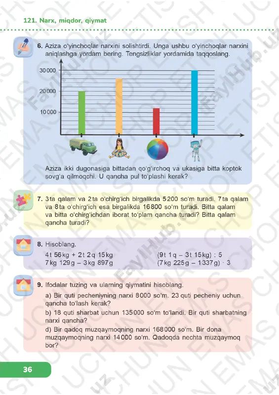 matematika 3-sinf 121-125-darslar - Page 3