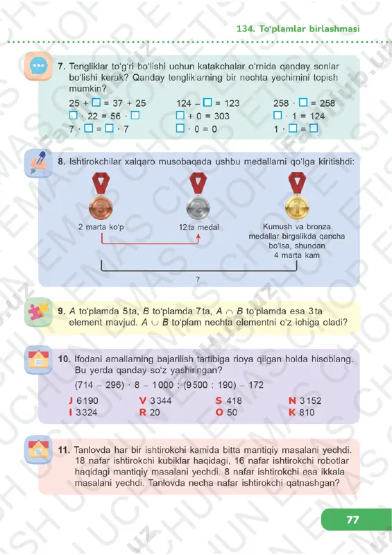 matematika 3-sinf 134-137-darslar - Page 3