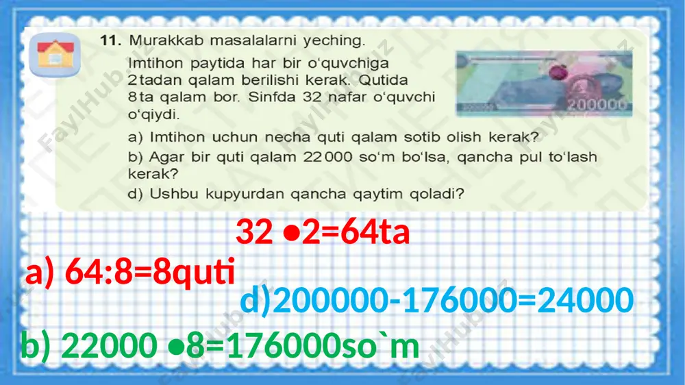 73-dars matematika4-sinfsamoriyabo`lish - Page 3
