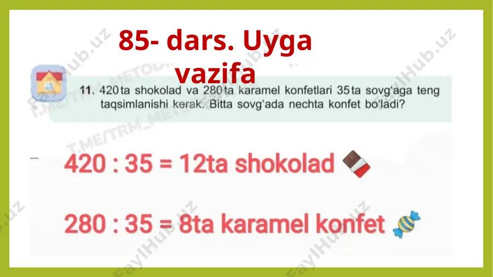 86-darsmatematikasamoriya masalalar yechish 4-sinf - Page 3