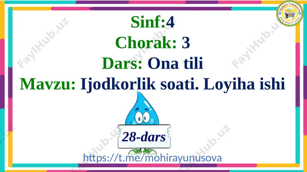 4_sinf_ona_tili_28_dars_3_chorak_ijodkorlik_soati_loyiha_ishi - Page 3