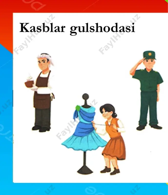 4-sinf o'qish 7-dars. 4 chorak kasblar gulshodasi - Page 3