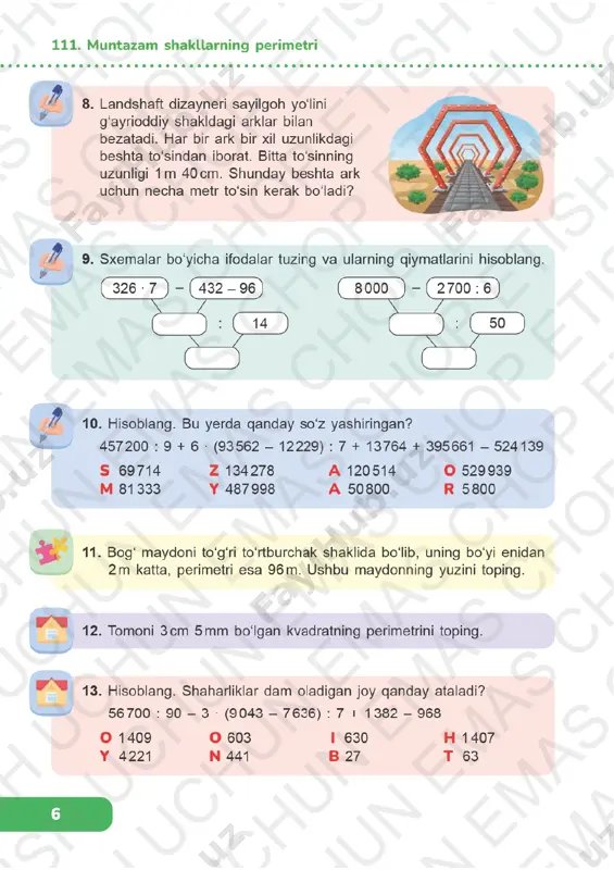 matematika 3-sinf 111-115-darslar - Page 3