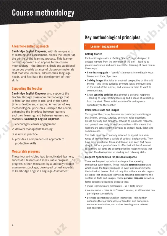 nd-of-course competency tests delivered through the cambridge learning competency tests delivered through the cambridge learning competency tests delivered through the cambridge learning management system (clms)management system (clms)management system (clms) • manageable learning with a syllabus informed by english • manageable learning with a syllabus informed by english • manageable learning with a syllabus informed by english profi le and the cambridge english corpus, ensuring students profi le and the cambridge english corpus, ensuring students profi le and the cambridge english corpus, ensuring students encounter the most relevant language at the right point in encounter the most relevant language at the right point in encounter the most relevant language at the right point in their learningtheir learningtheir learning cambridge.org/empowercambridge.org/empowercambridge.org/empower other components include: teacher’s book presentation plus dvd-rom class audio cds class dvd includes access to: • tests from cambridge english language assessment • personalised practice • online workbook online access cambridgelms.org/empower …
