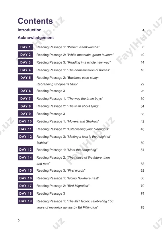 e 1, page 15), test 2 (passage 2, page 19), test 2 (passage 3, page 24)”;“ielts test plus 3” / test 4, reading test, pas- sage 3, page 90 by margaret matthews and katy salisbury; “complete ielts bands 6.5 - 7.5” / student’s book, unit 1 (getting higher education, reading section 1, page 11), unit 4 (art and the artist, reading section 1, page 41), unit 5 (stepping back in time, reading section 2, page 54), unit 6 (it society, reading section 3, page 63), unit 7 (our relations with nature, reading section 2, page 72), unit 8 (across the universe, reading section 3, page 85) by guy brook-hart and vanessa jakeman, publisher cambridge university press, 2013; “vocabulary for ielts (advanced)” / unit 4 (scien- tific discovery, test practice, page 25, unit 9 (natural history, test practice, page 51), unit 12 (the latest thing, test practice, page 69) by pauline …