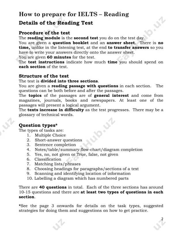 chemicals. d are the most tasty foods. how to prepare for ielts – reading 5 type 2 question 4 write two letters a-f in box 4 on your answer sheet. 4 which two examples of food is asparagine found in? a peanuts b rice c french fries d asparagus e chocolate f bananas type 3 questions 5 - 7 the list below gives some of the problems for dieters raised by dr jones. which three of these problems are mentioned by the writer of text? a accessible junk food. b coffee bars and after-work drinks. c partners. d stress & emotional situations. e saboteurs and false friends. f weakened resolve. also note that you may be asked to circle one, two, three or four letters. how to do the multiple choice questions • read the instructions carefully and check how many letters you need to circle. • skim all the …