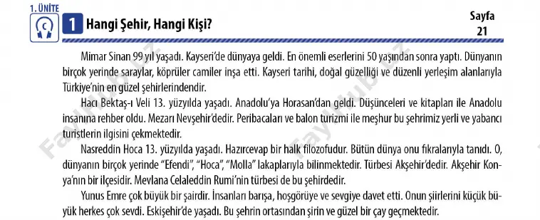 yedi_i̇klim_türkçe_a2_dinleme_metinleri_yunus_emre_enstitüs - Page 3