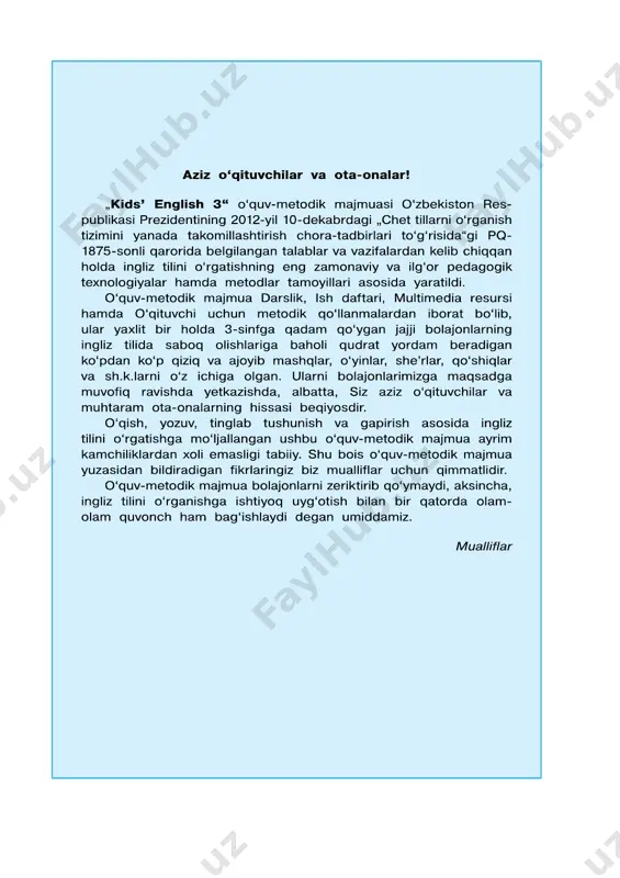 ingliz tili 3-sinf - Page 3