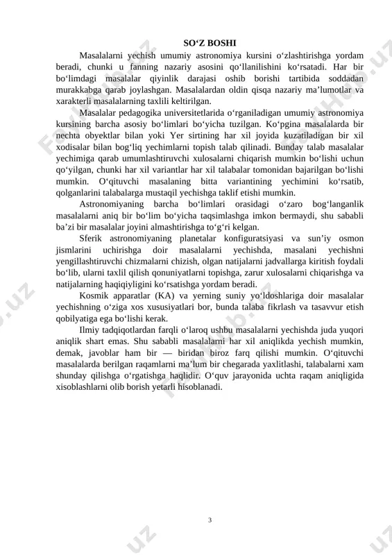 ziqqa tik qilib, osmon sferasi markazidan o‘tkazilgan tekislikning sfera bilan kesishishidan hosil bo‘lgan katta aylana matematik gorizont deyiladi. yer o‘qi davomlarining (yer osmon sferasi markazida deb qaralganda) osmon sferasi bilan kesishgan nuqtalari mos ravishda olamning shimoliy (p) va olamning janubiy (p′) qutblari deyilib, bu qutblarni tutashtiruvchi o‘q olam o‘qi deyiladi. osmon yoritgichlarining sutkalik ko‘rinma aylanishlari shu o‘q atrofida kuzatiladi. olam o‘qiga tik qilib, osmon sferasi markazidan o‘tkazilgan tekislikning sfera bilan kesishishidan hosil bo‘lgan katta aylana osmon ekvatori deb yuritiladi. olam qutblari, zenit va nadirdan o‘tgan katta aylana osmon meridian deb, bu meridianning matematik gorizont bilan kesishgan nuqtalari esa shimoliy (n) va janubiy (s) nuqtalar deyiladi. osmon meridiani va matematik gorizont tekisliklari tush chizig‘i deb ataluvchi to‘g‘ri chiziq bo‘ylab kesishadi. ( 2 -rasm. osmon sferasi va yer sharidagi chiziqlar va tekisliklar orasidagi munosabat )[image: ]sferaning osmon ekvatoriga parallel tekisliklar bilan kesishishidan hosil bo‘lgan aylanalar sutkalik parallellar deyilib, matematik gorizontga parallel tekisliklar …