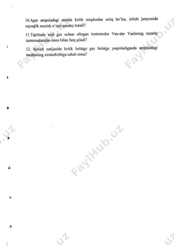 № 7 8 efirning kritik temperaturasini aniqlash. - Page 3