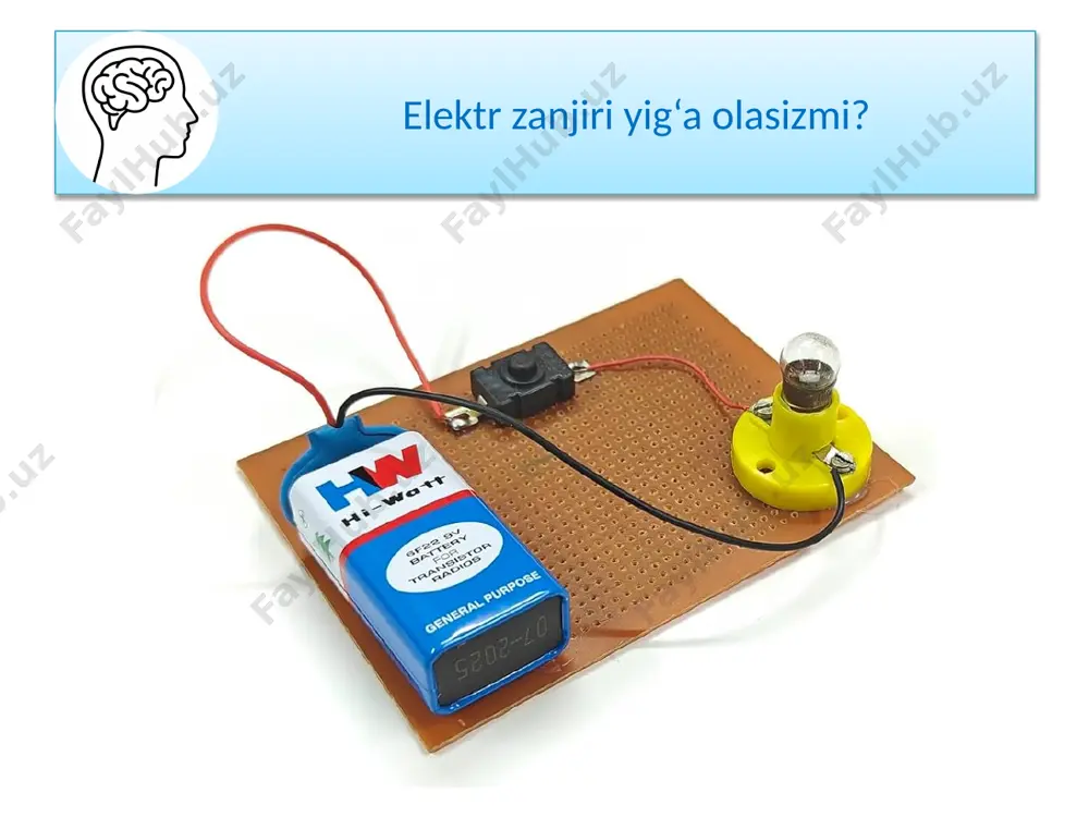 82-mavzu. amaliy mashg'ulot. sodda elektr zanjiri - Page 3
