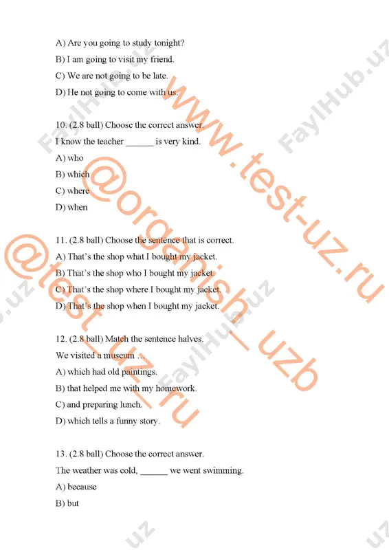 6 sinf english chsb-4 var 1 - Page 3