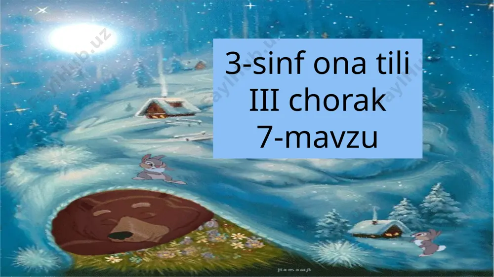 7-dars ona tili 3-sinf 3-chorak @gulchehramirhomidovna - Page 3