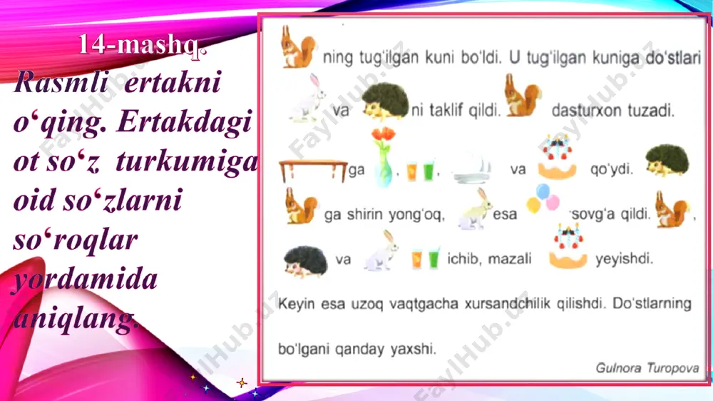 ona tili 3-sinf ot - so'z turkumi m. boboxonova - Page 3