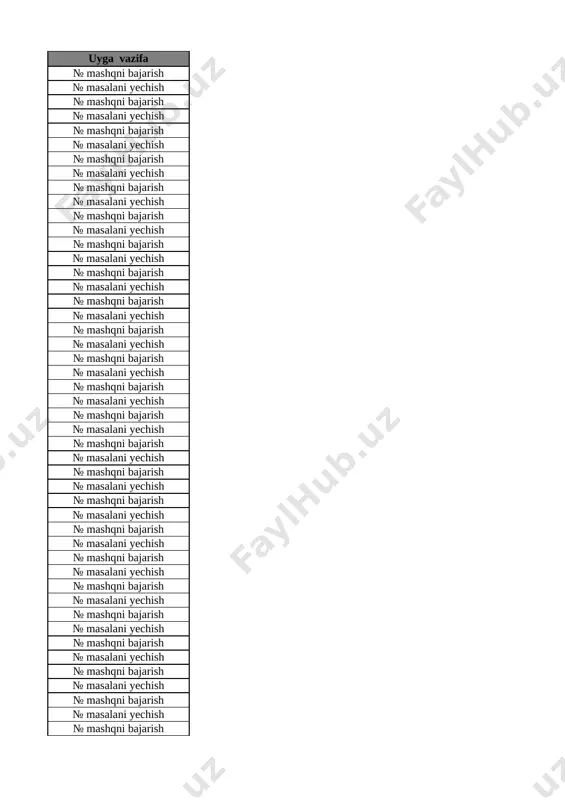 4 9 soni 26-bet 25 0 soni va raqami 27-bet 26 10 soni 28-bet 27 10 ichida =,+,- ishoralaridan foydalanib, natijalarni yozish 29-bet 28 10 ichida =,+,- ishoralaridan foydalanib, natijalarni yozish 30-bet 29 1 dan 10 gacha bo’lgan sonlarni taqqoshlash 31-bet 30 vaqt tasavvurlari 32-bet 31 hafta.hafta kunlari va sanog‘i 33-bet 32 juft va toq sonlar 34-bet 33 nuqta. to‘g‘ri chiziq kesmasi. siniq chiziq va egri chiziq 35-bet 34 nuqta. to‘g‘ri chiziq kesmasi. siniq chiziq va egri chiziq 36-bet 35 nol ishtirokida qo‘shish va ayirish 37-bet 36 qo‘shish va ayirish amallarini bajarish usullari 38-bet 37 qo‘shish amalining hadlari 39-bet list3