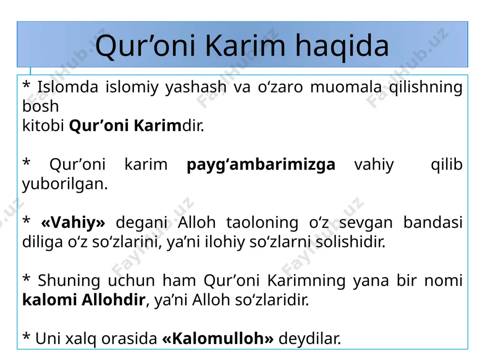 5-sinf. imom al-buxoriy hayoti va faoliyati. hadislar - Page 3