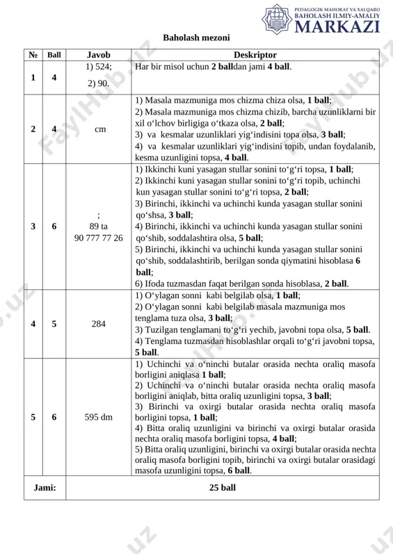 5-sinf matematika 2-variant bsb @summativ_formativ_baholash - Page 3