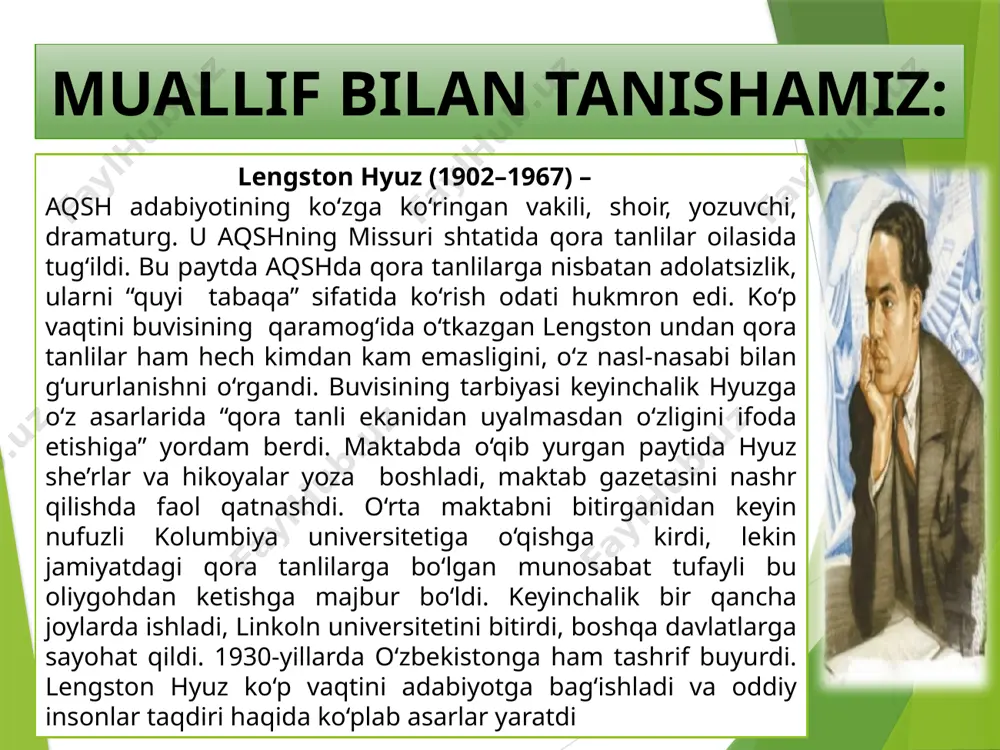 yetib kelgach, bolani ichkariga kiritdi. kiraverishda kichikkina oshxona joylashgan edi, ayol chiroqni yoqdi va eshikni ochiq qoldirdi. bola qo‘shnilarnikidan eshitilayotgan ovozlar, kulgilarni bemalol eshita olardi. ba’zi qo‘shnilarning eshigi ularniki kabi ochiq edi,demak, bola bu ayol bilan yolg‘iz emas. ayol haligacha bolaning kiyimidan ushlagan ko‘yi oshxona o‘rtasida turardi. – isming nima o‘zi, bolakay? – rojer. – demak, rojer, hozir rakovina oldiga borib, yuzingni yaxshilab yuvasan. nihoyat, ayol bolani qo‘yib yubordi. rojer bir ochiq eshikka, bir ayol tomonga, keyin yana ko‘cha eshigiga qaradi-da, beixtiyor yuvinish uchun yo‘l oldi. issiq suv tushguncha biroz kutib tur, – dedi ayol, –mana, toza sochiq. – meni politsiyaga topshirasizmi? – so‘radi bola yuzini yuvayotib. rojer nima uchun ochiq eshik – ko‘cha tomonga emas, yuvinish uchun yo‘l oldi? rojer nega: “meni politsiyaga topshirasizmi?” – deb so‘radi? nima uchun uning xayoliga bunday ﬁkr keldi deb o‘ylaysiz? savol! – qo‘rqmay yuvinaver, bunaqa kir holingda sen bilan ko‘chaga chiqib bo‘larmidi? – …