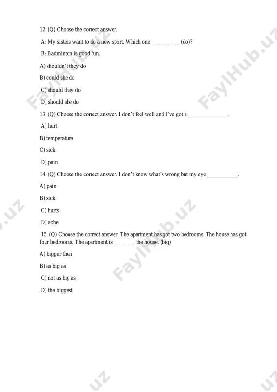 5.ingliz tili 2 variant - - Page 3