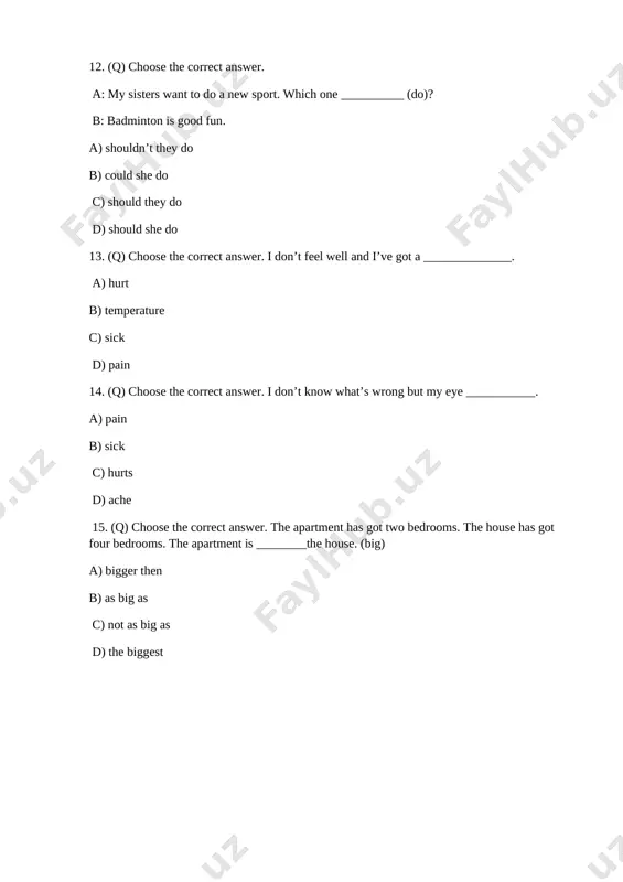 5.ingliz tili 2 variant - - Page 3