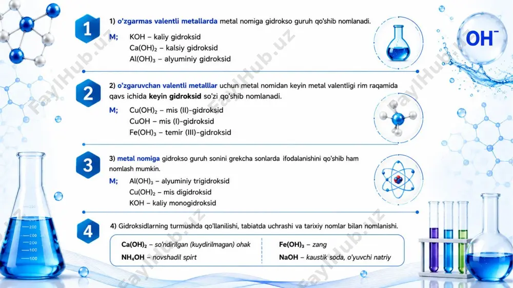 gidroksidlar to'liq nazariya @kimyo_biz - Page 3