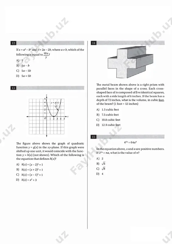 sat - practice test # 27 - Page 3