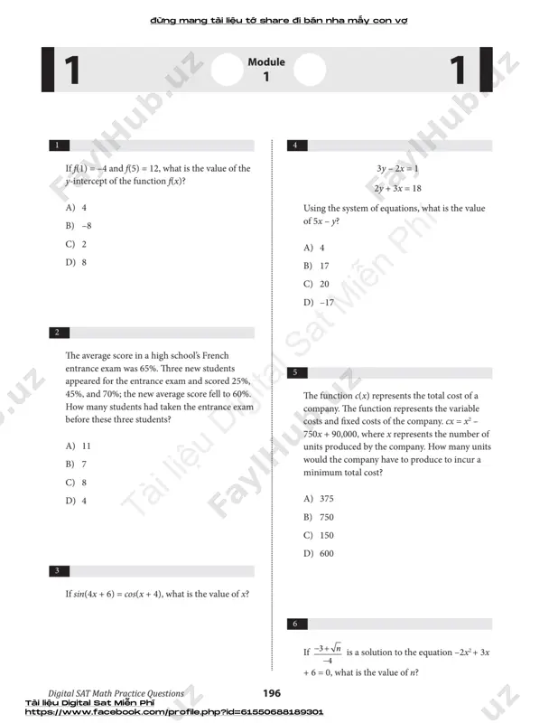 sat - practice test # 22 - Page 3