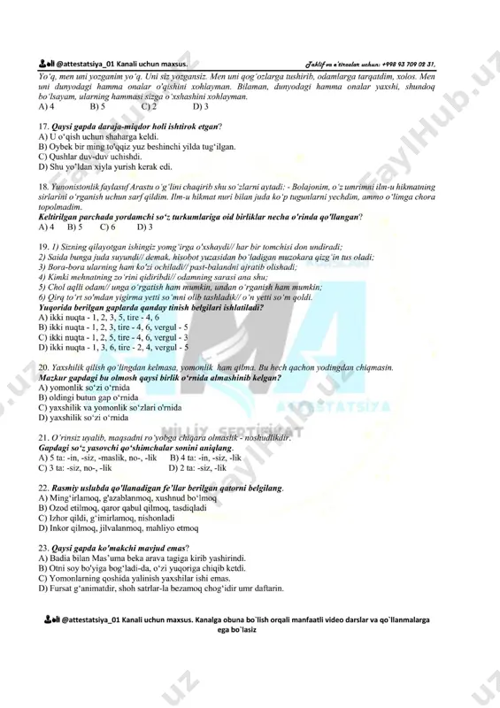 attestatsiya repititsion test 26 - Page 3