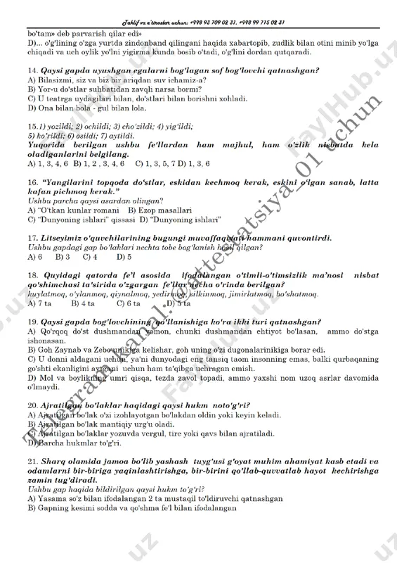 attestatsiya repititsion test 8 - Page 3