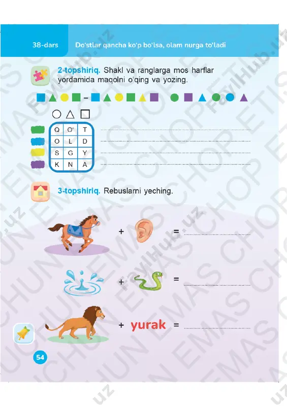 o'qish savodxonligi 2-sinf daftar 37-39-darslar - Page 3