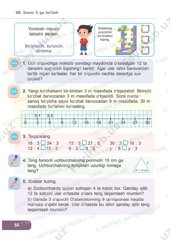 matematika 2 sinf darslik 97-101 - Page 3