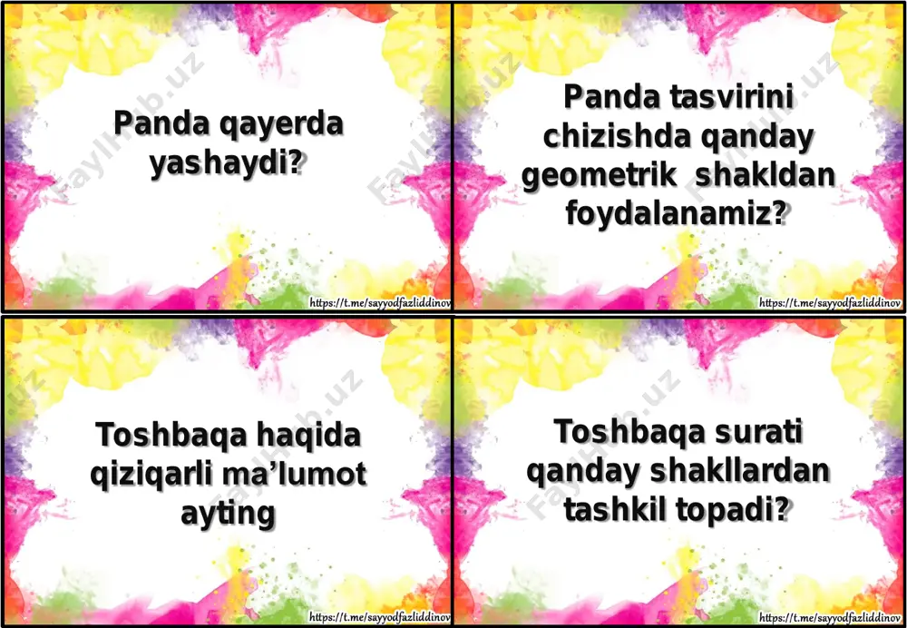 telegram//@sayyodfazliddinov yuk mashinasi chizishning birinchi bosqichida qanday geometrik shakllarni ko'ryapsiz? yuk mashinasi qanday transport vositasi? vertolyot va samolyot qanday transport vositasi hisoblanadi? vertolyot va samolyot tuzilishidagi farqlarni ayting telegram//@sayyodfazliddinov kema qanday transport turi? kemalarning qanday turlari mavjud? ta’tilda qayerlarga sayohat qilasiz? "mening ta’tildagi sayohatim” mavzusidagi kompozitsiyaning birinchi bosqichida qanday ish bajaramiz? slayd 1 slayd 2 slayd 3 slayd 4 slayd 5 slayd 6 slayd 7 slayd 8 slayd 9 slayd 10 slayd 11 slayd 12 slayd 13 slayd 14 slayd 15 slayd 16 slayd 17 slayd 18 slayd 19 slayd 20 slayd 21 slayd 22