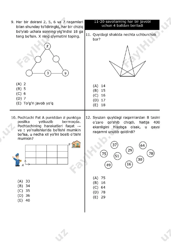 1-2-sinf mantiqiy olimpiada topshiriqlari - Page 3