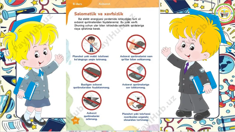 2- sinf informatika 8- dars salomatlik va xavsizlik - Page 3