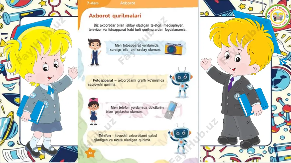 2- sinf informatika 7- dars axborot qurilmalari - Page 3