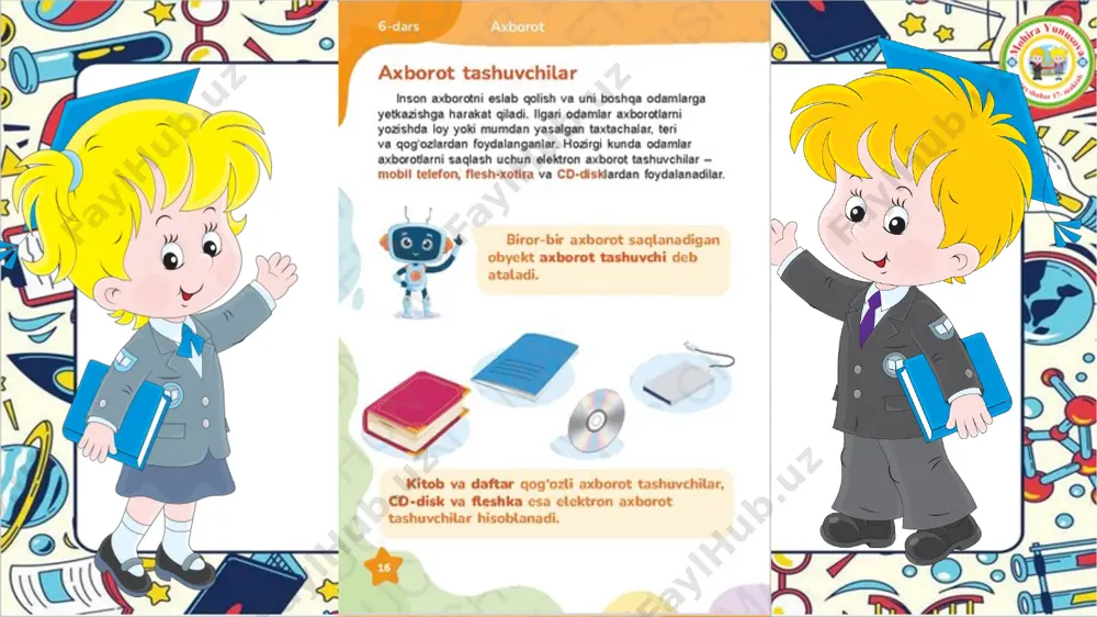 2- sinf informatika 6- dars axborot tashuvchilar - Page 3