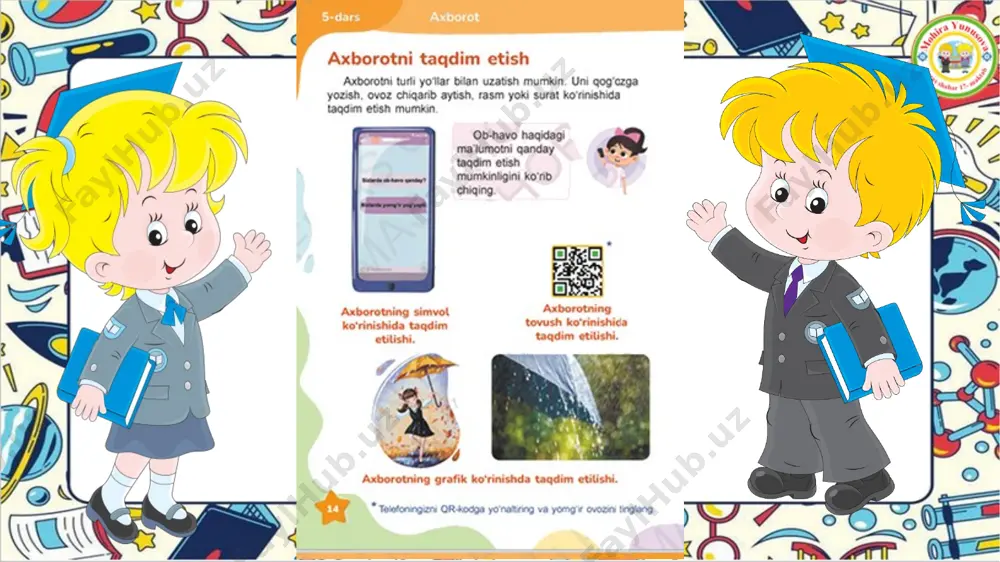 2- sinf informatika 5- dars axborotni taqdim etish - Page 3