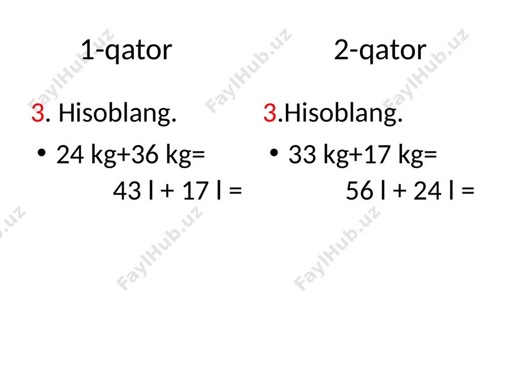 2-sinf 1-nazorat ishi matematika - Page 3