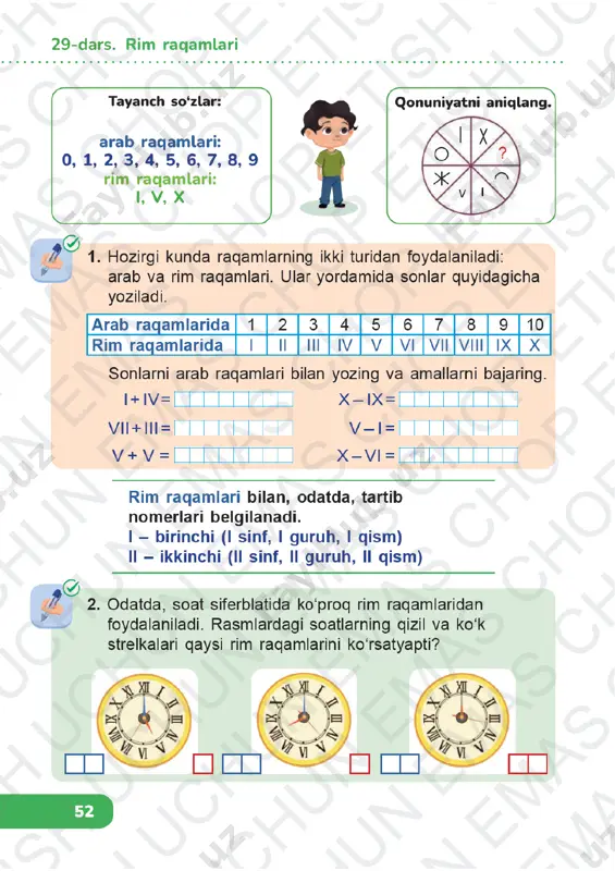 matematika 1-sinf 4-chorak 26-30-darslar - Page 3