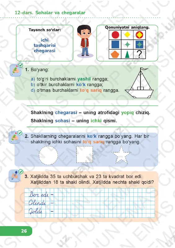 matematika 1-sinf 4-chorak 11-15-darslar - Page 3
