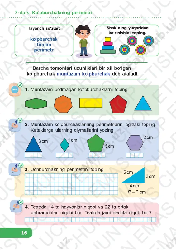 matematika 1-sinf 4-chorak 6-10-darslar - Page 3