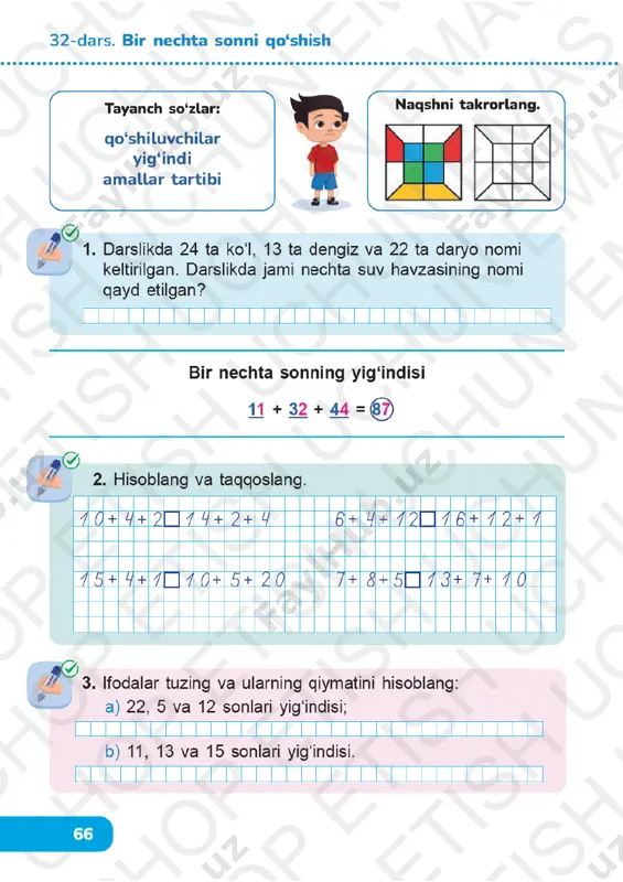 matematika 1-sinf 31-33-darslar - Page 3