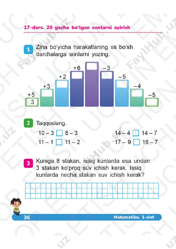 matematika daftar 1-sinf (2) 16-20-darslar - Page 3