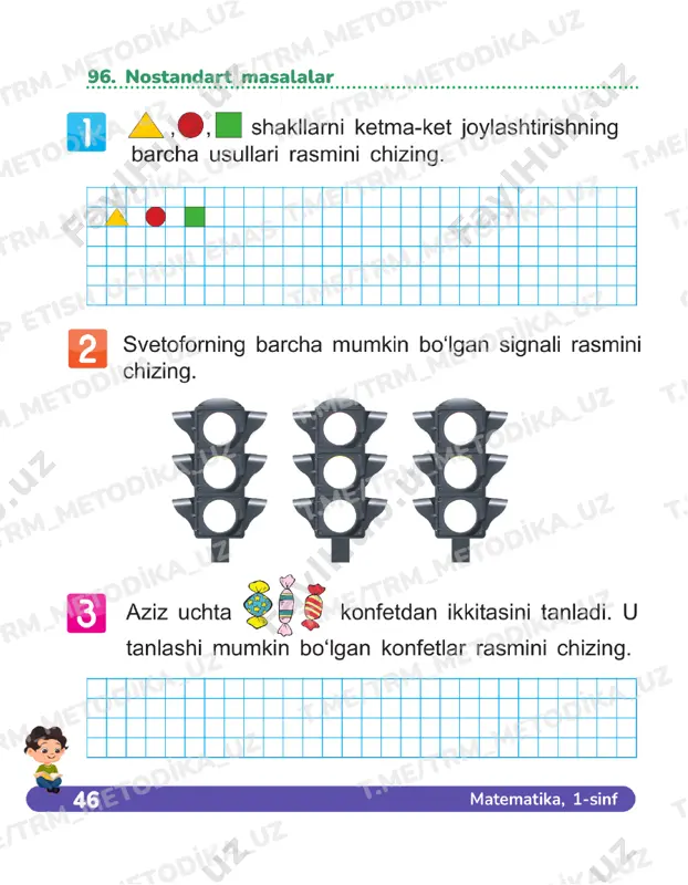 matematika 1 sinf daftar 95-99 - Page 3