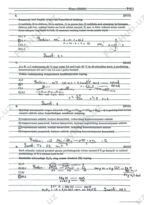 milliy sertifikat namunaviy yechimlari - Page 3
