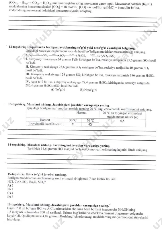 sertifikat kimyo may oyi savollari - Page 3