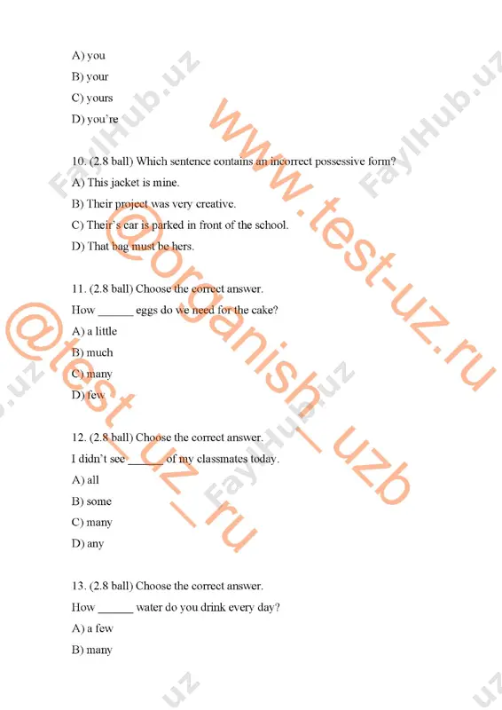 7 sinf english chsb-4 var 1 - Page 3