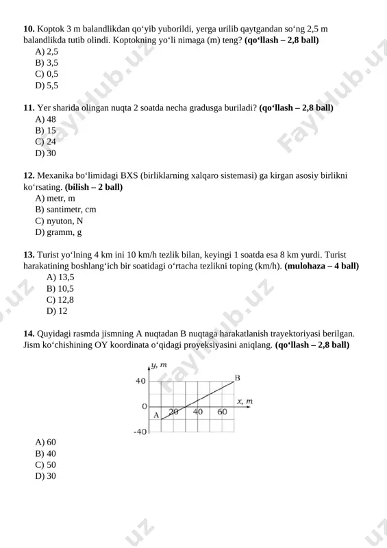7-sinf fizika1-chsb 2-variant@summativ_formativ_baholash - Page 3